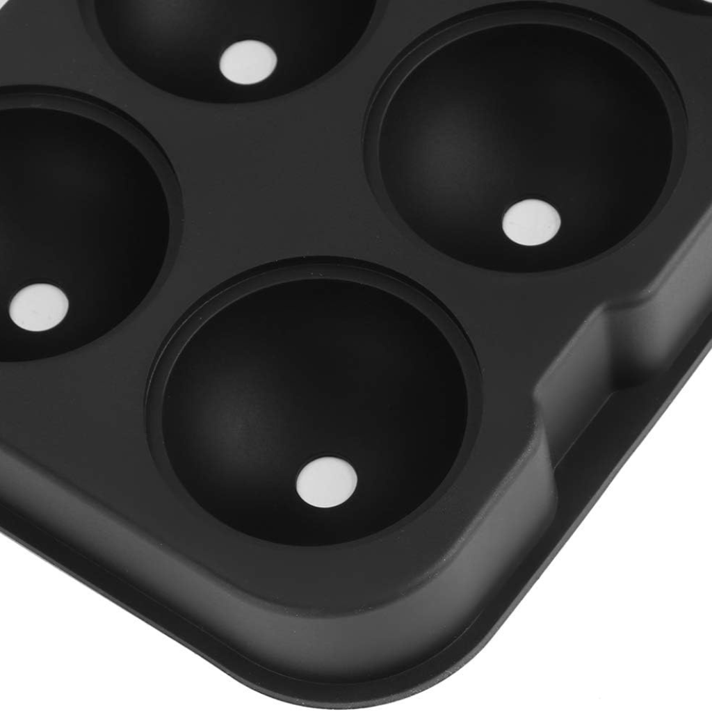 Ice cube tray set round and square, set of 2