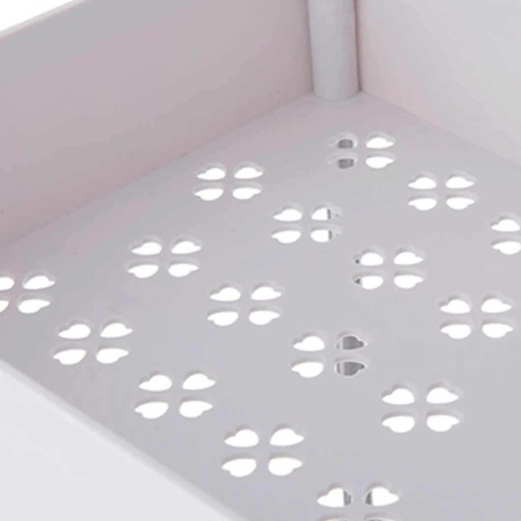 3-tier metal utility rack