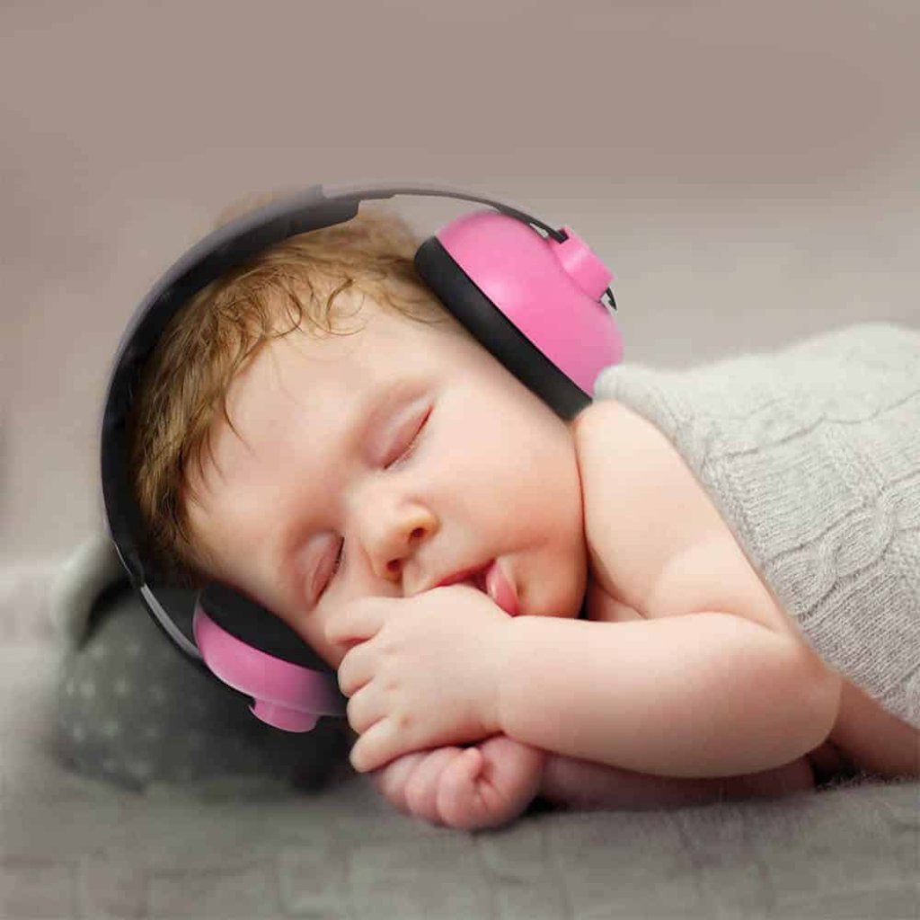 Baby ear defenders with soft cushions (0-3 years)