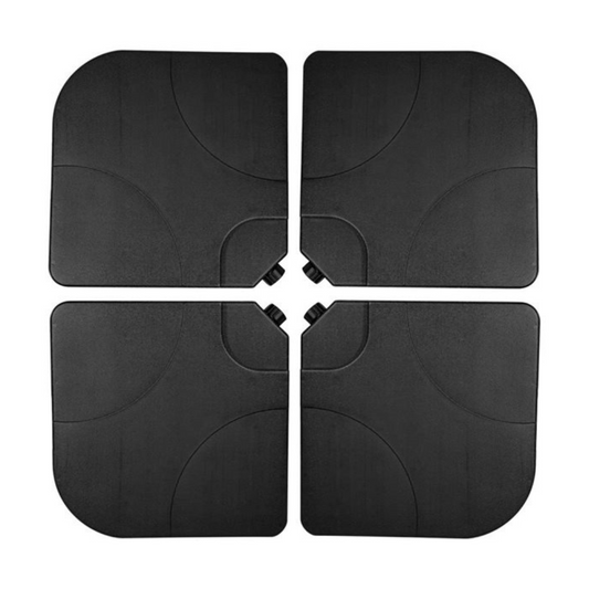 Fillable parasol base 4 piece set
