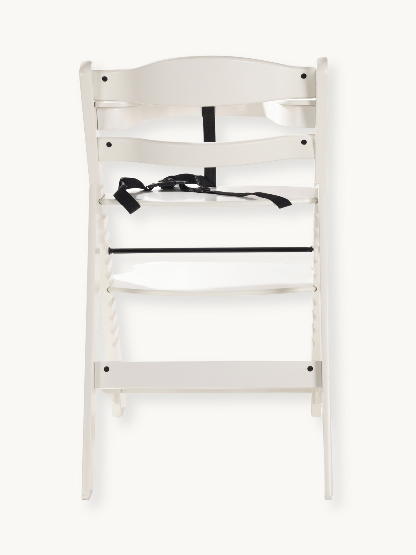 Chaise haute réglable avec plateau et coussin