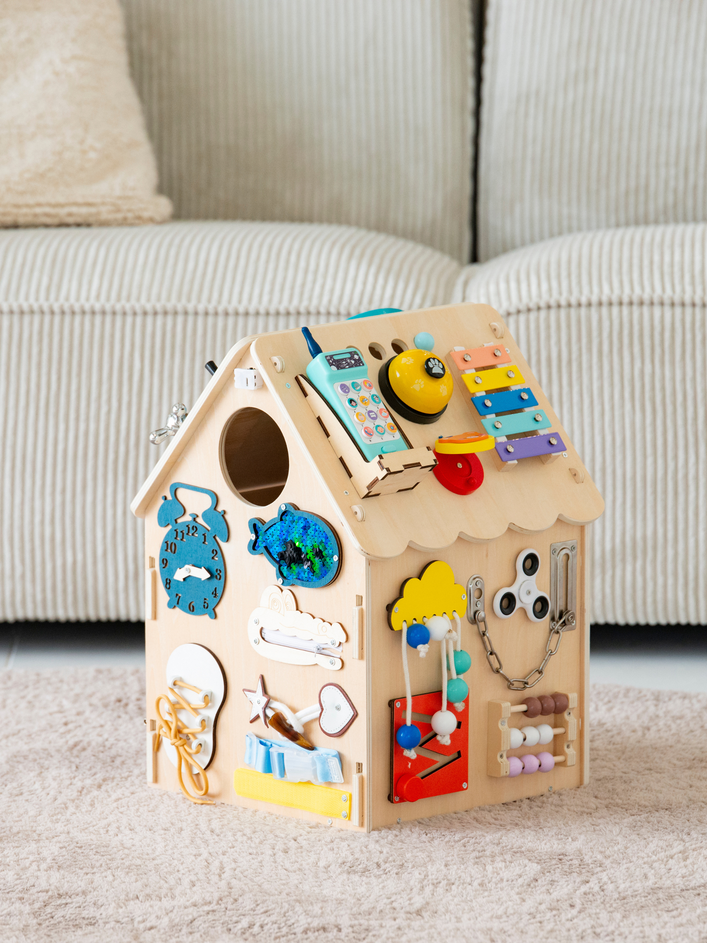 Montessori puzzelhuis voor peuters
