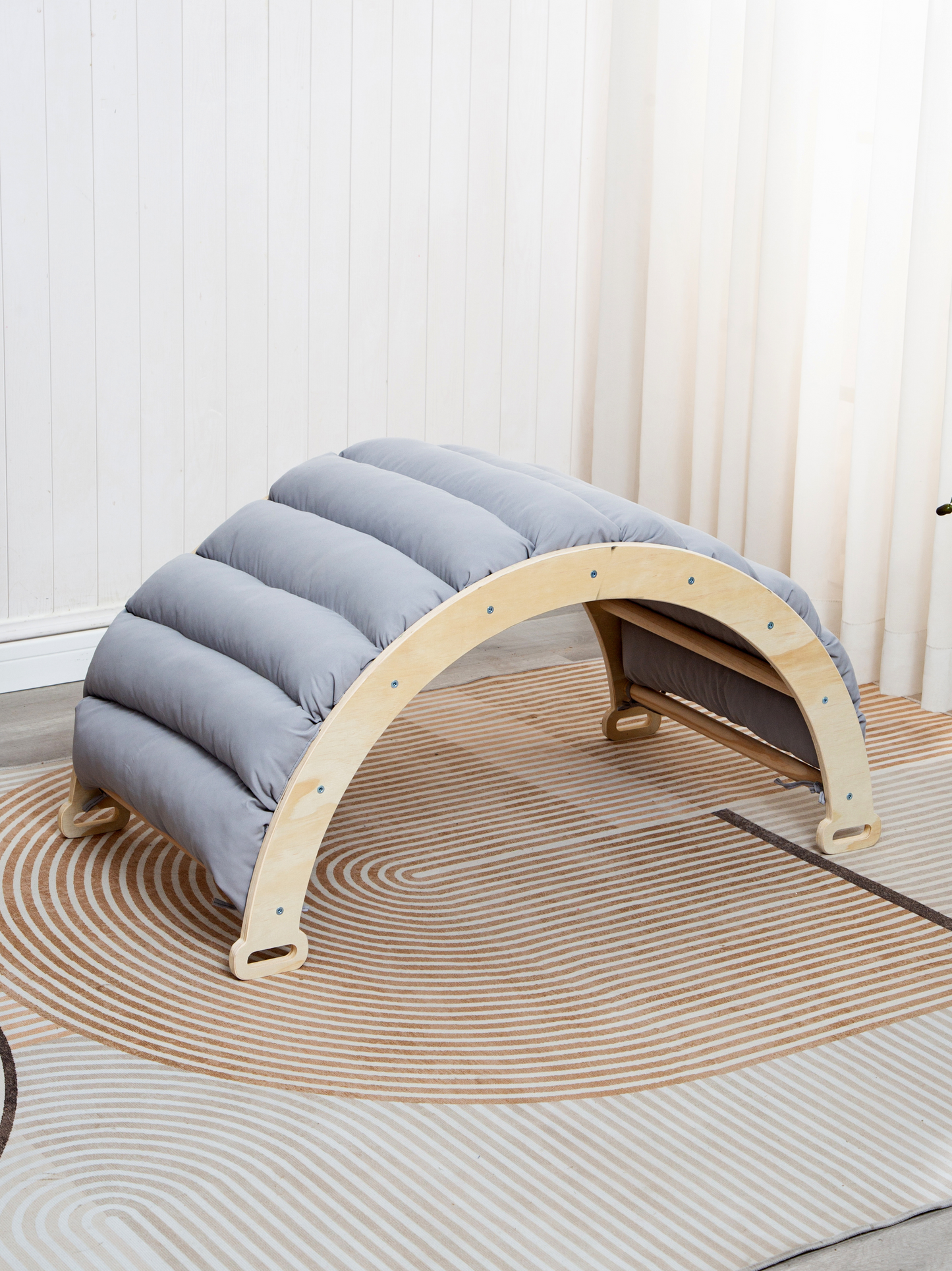 Ensemble d'escalade pliable Montessori avec coussin