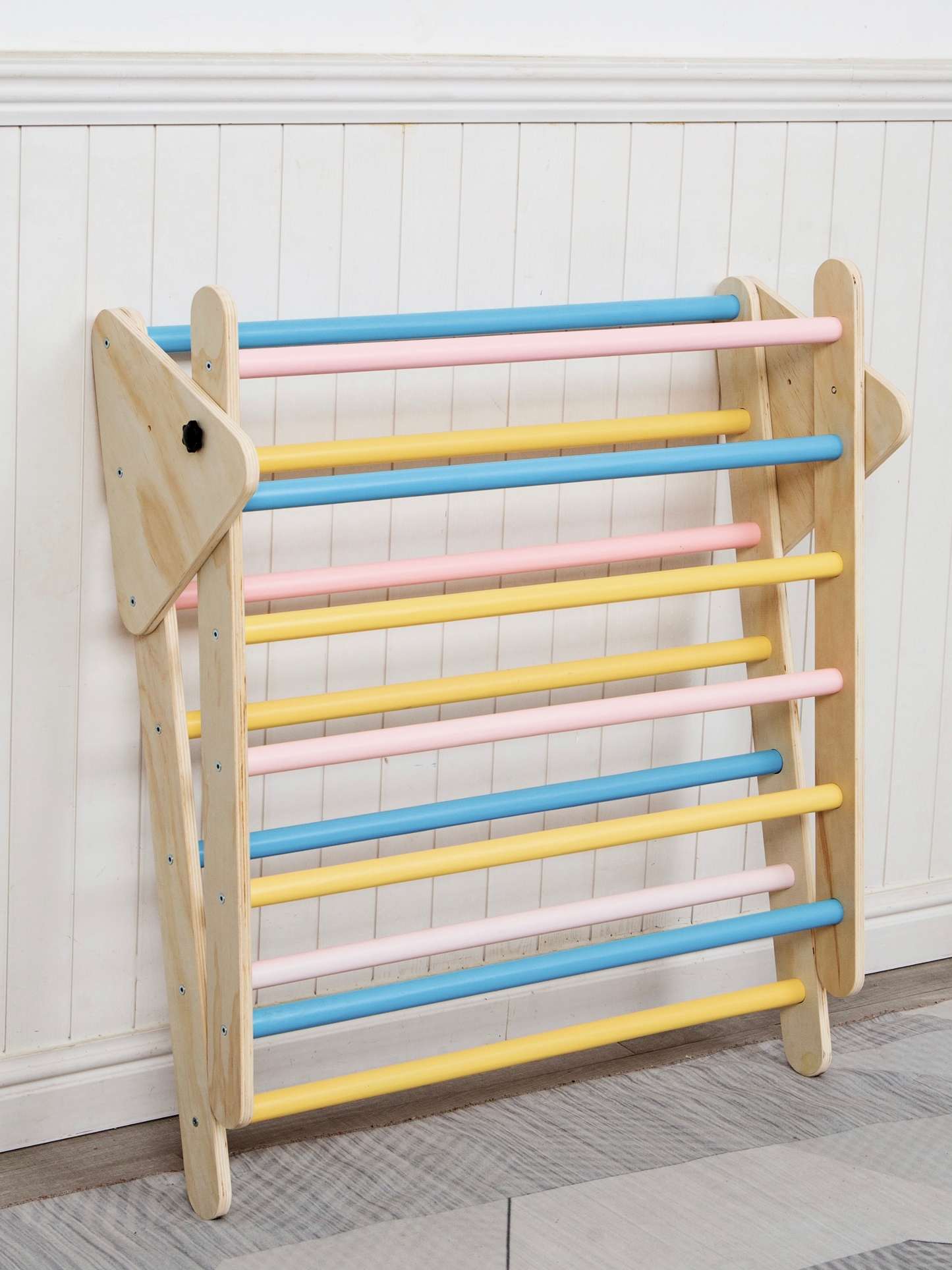 Zusammenklappbares Kletterset mit Rutsche