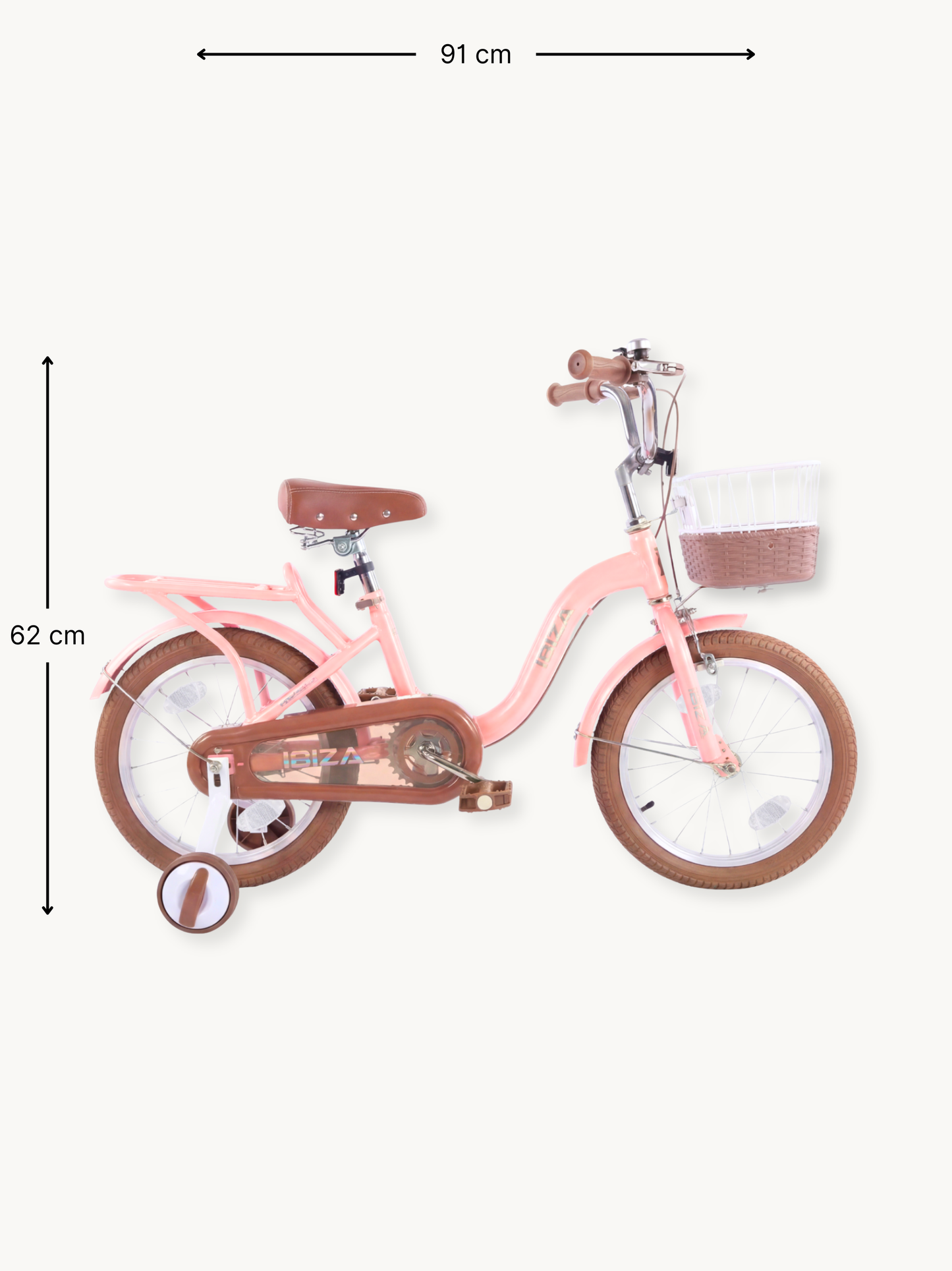 Detský bicykel pre dievčatá Ibiza 12-palcový