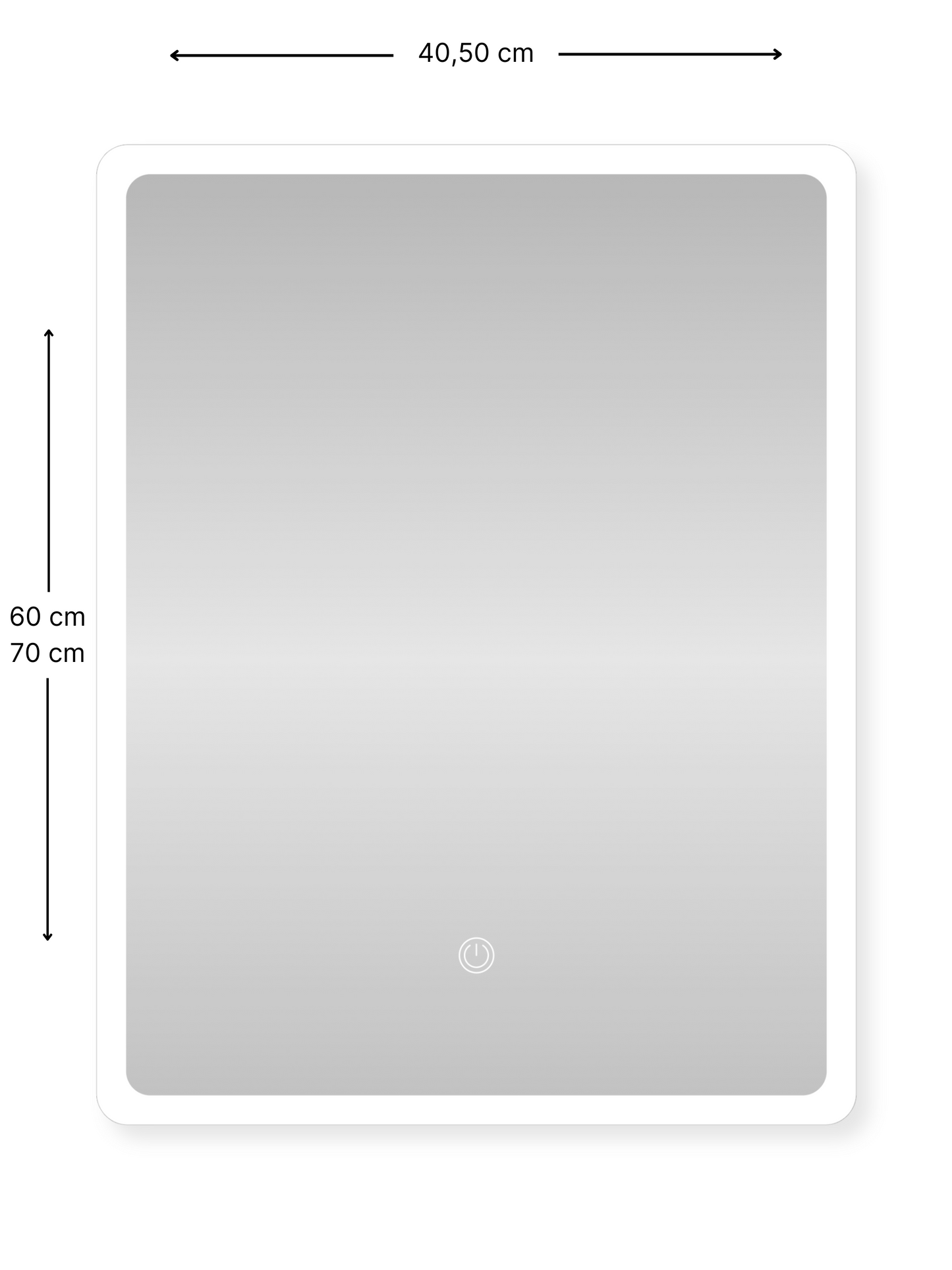 Spiegelkast Viora met LED-verlichting