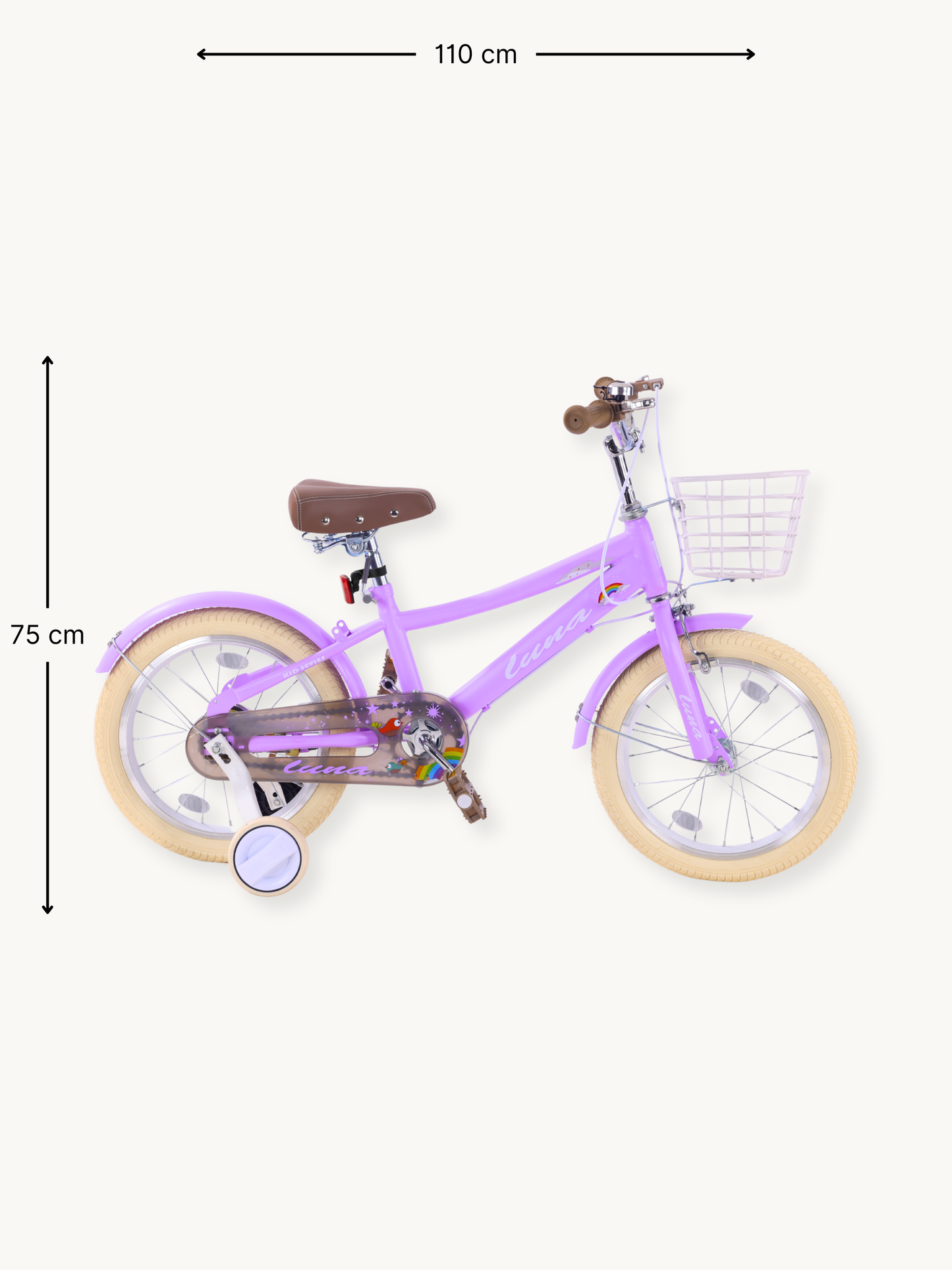 Børnecykel til piger Luna 16-tommer