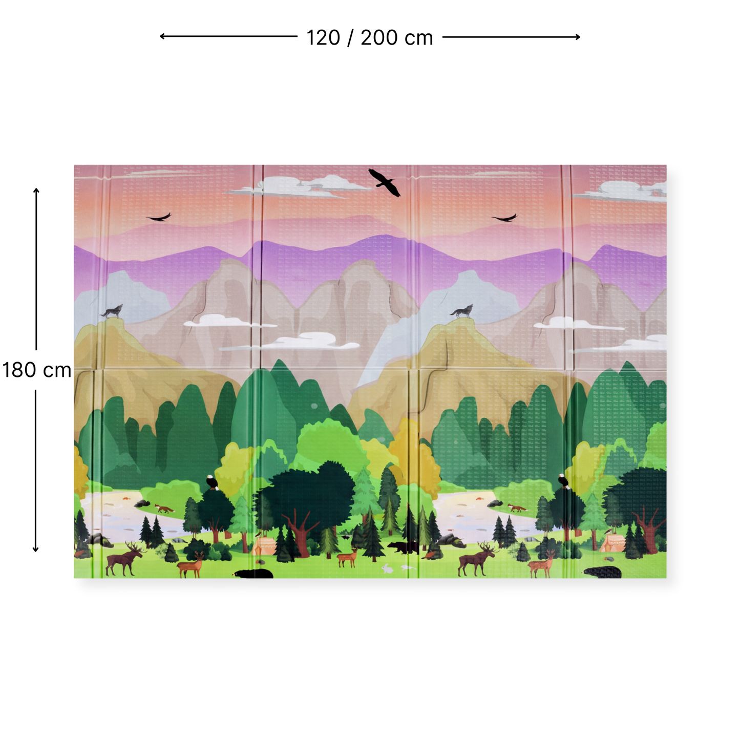 Double-sided XPE foam play mat XPE-009