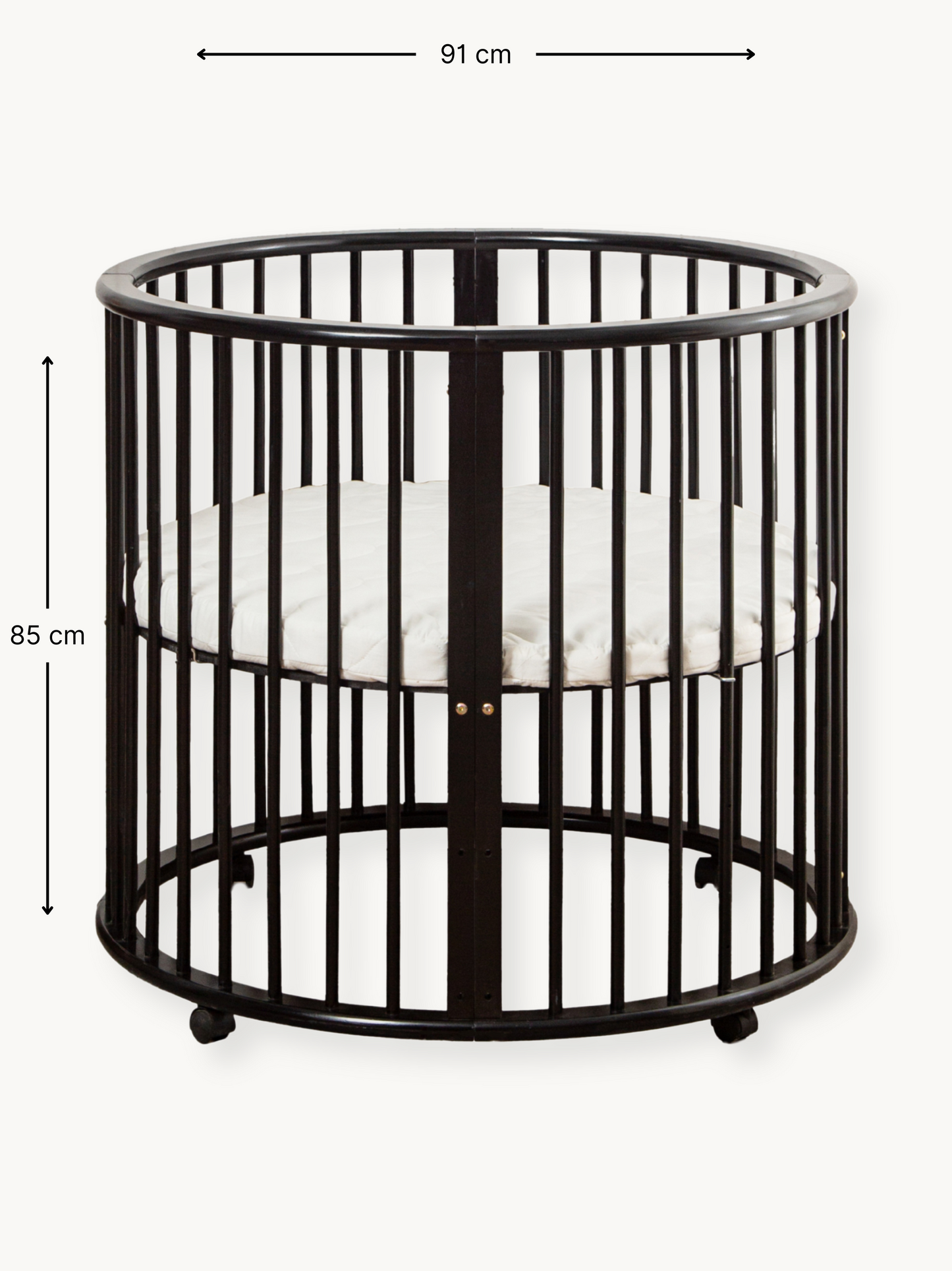 Round playpen Sami with mattress