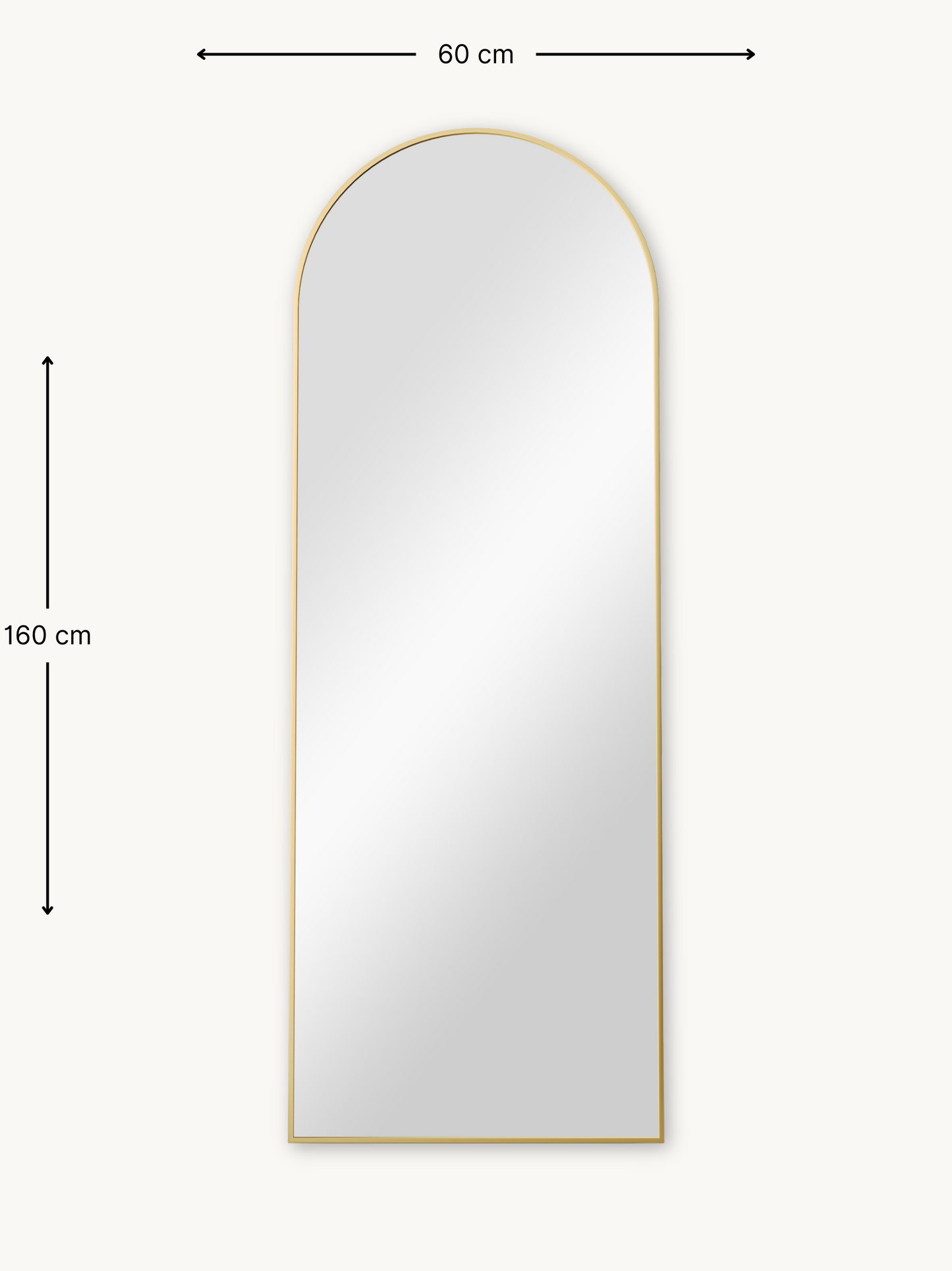 Miroir ovale sur pied Eden