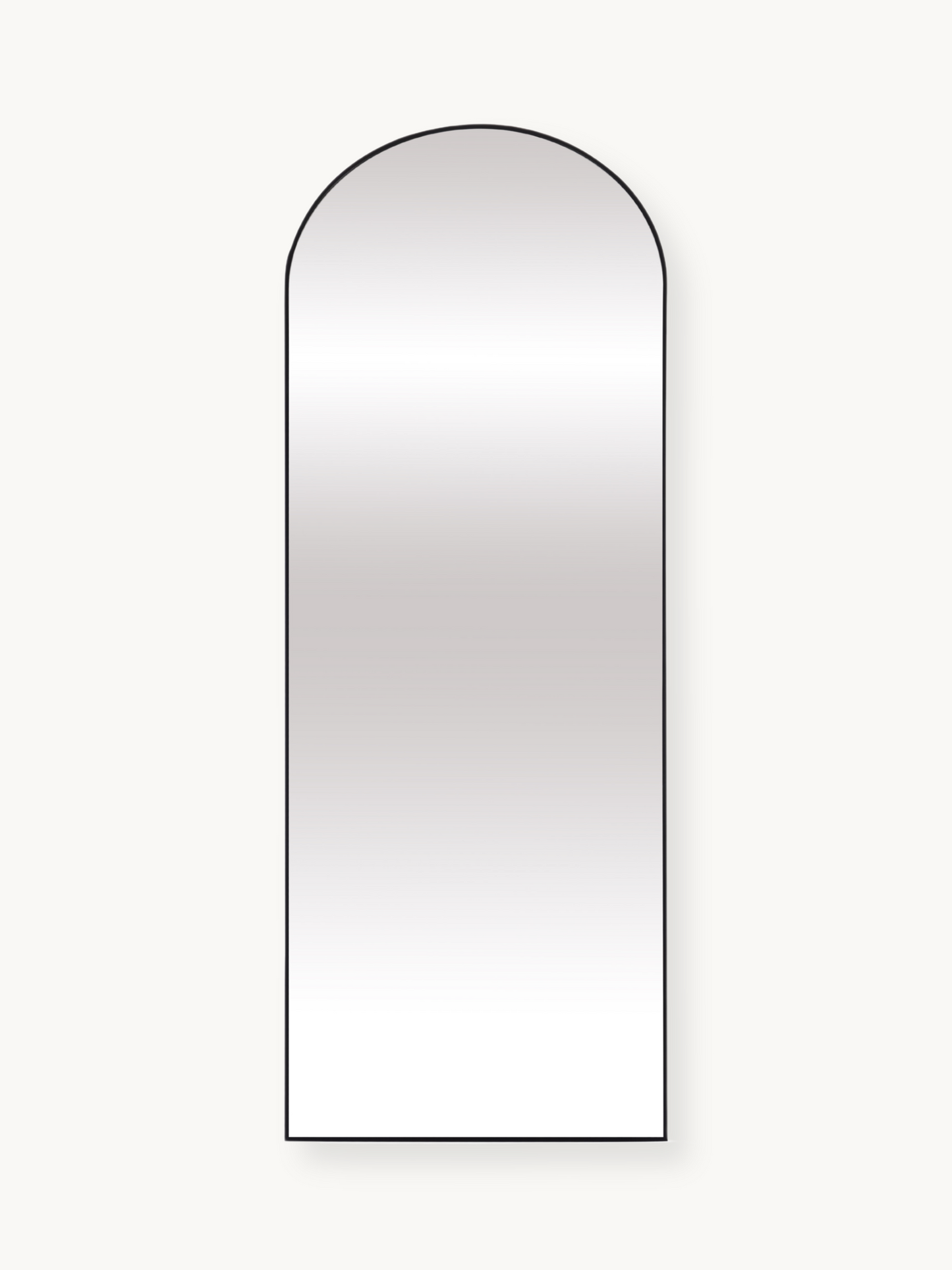 Oval standing mirror with tempered glass Livia