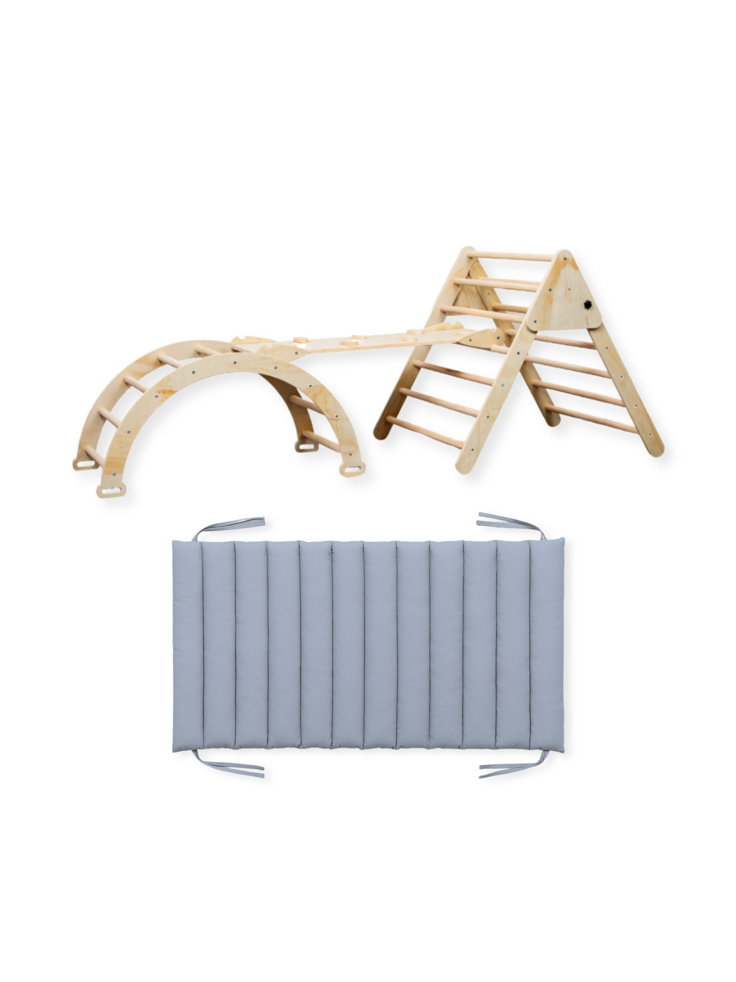 Ensemble d'escalade pliable Montessori avec coussin