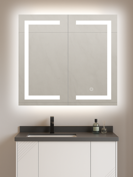 Spiegelkast Glissar met LED-verlichting