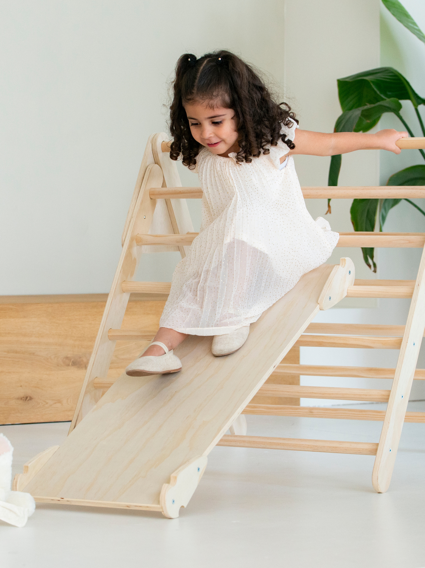Ensemble d'escalade pliable Montessori avec coussin