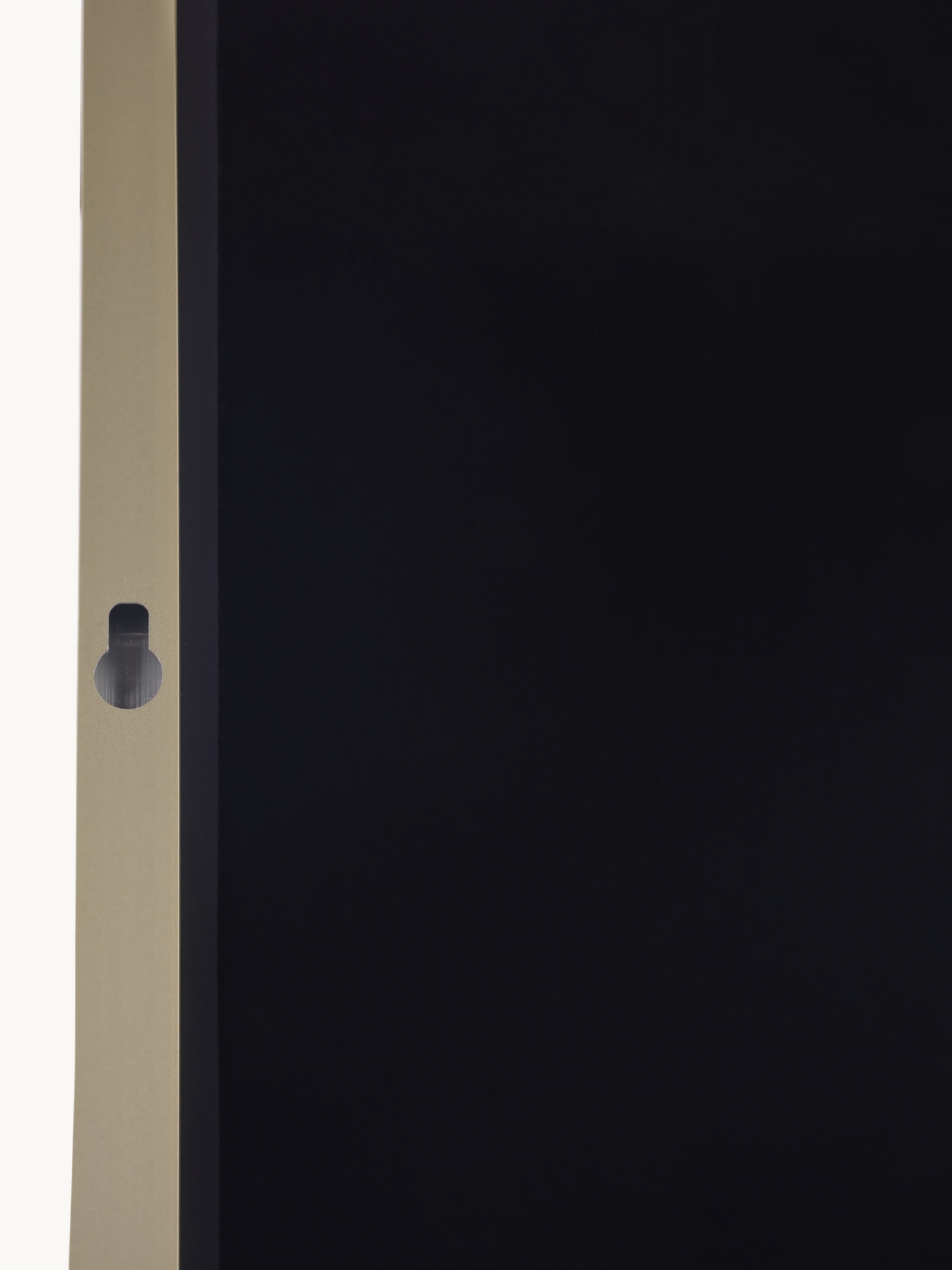 Oval standing mirror with tempered glass Livia
