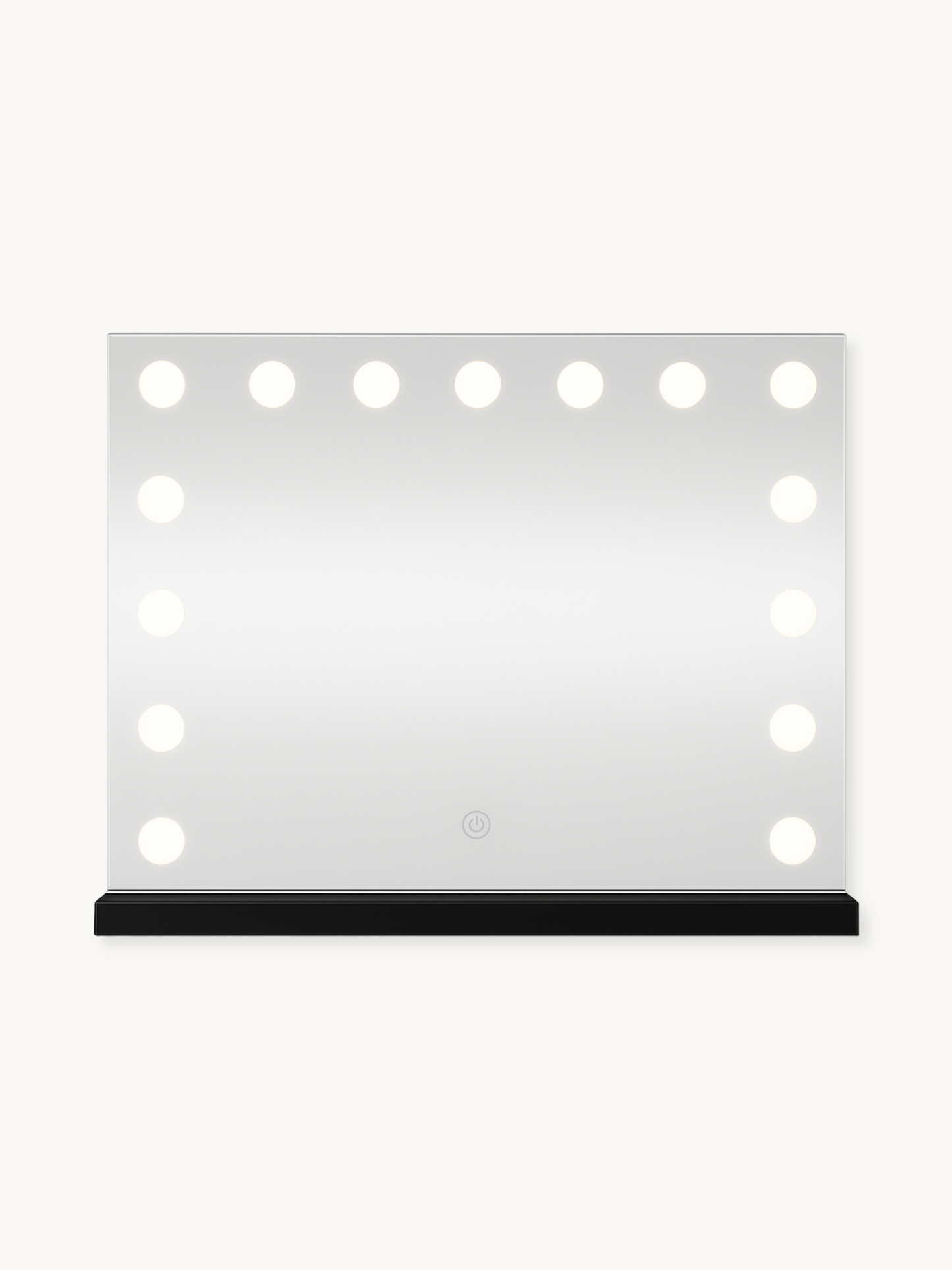 Miroir de maquillage Hollywood Lana avec 15 lampes LED