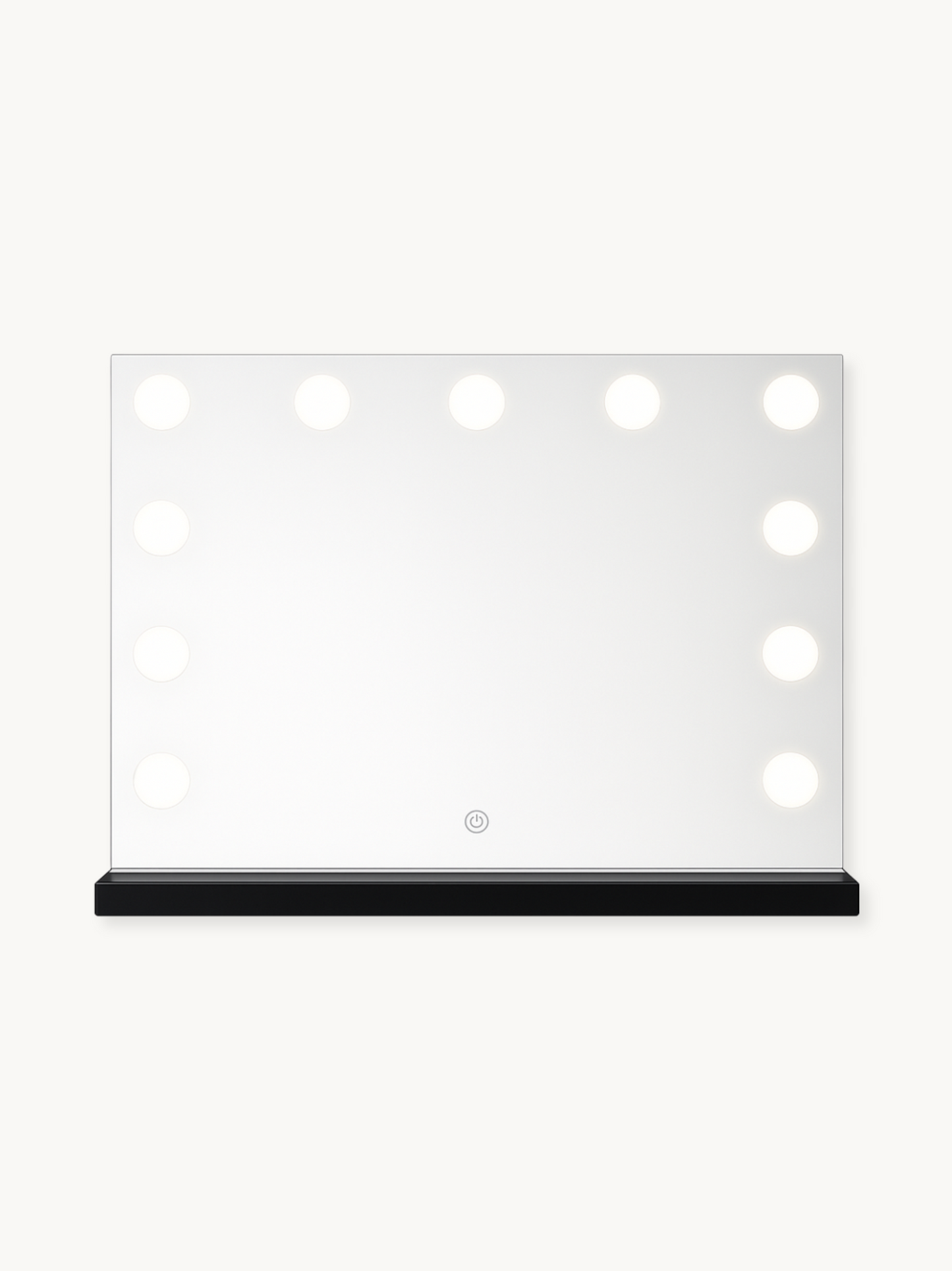 Miroir de maquillage Hollywood Lana avec 12 lampes LED