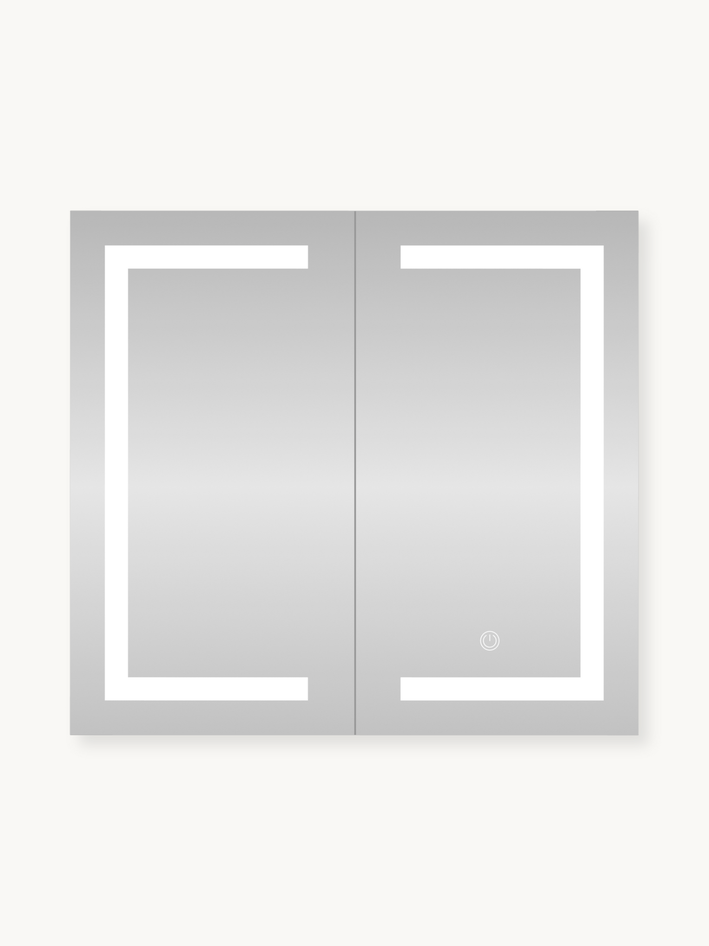 Armoire de toilette Glissar avec éclairage LED
