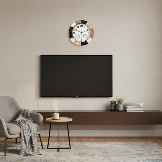 YS1001 waterproof outdoor wall clock Ø33cm