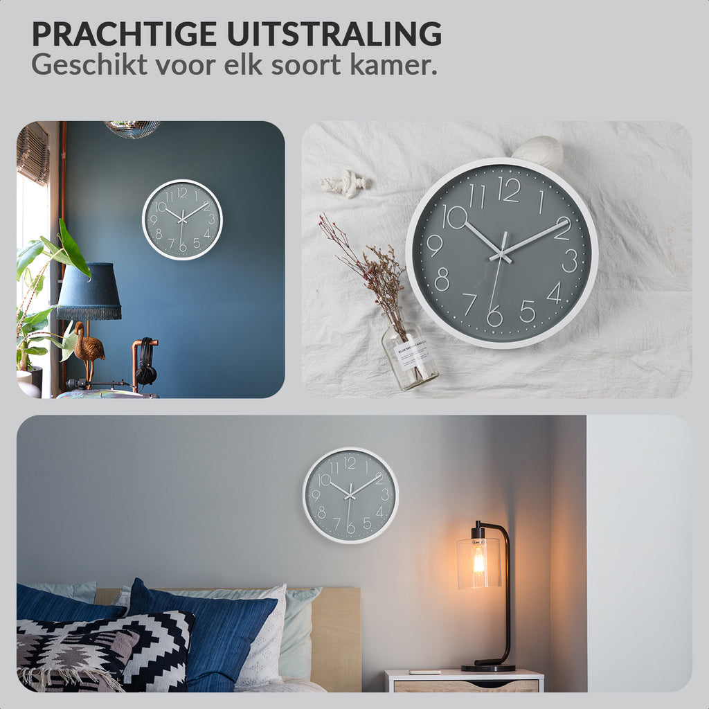 Minimalist wall clock Ø30cm