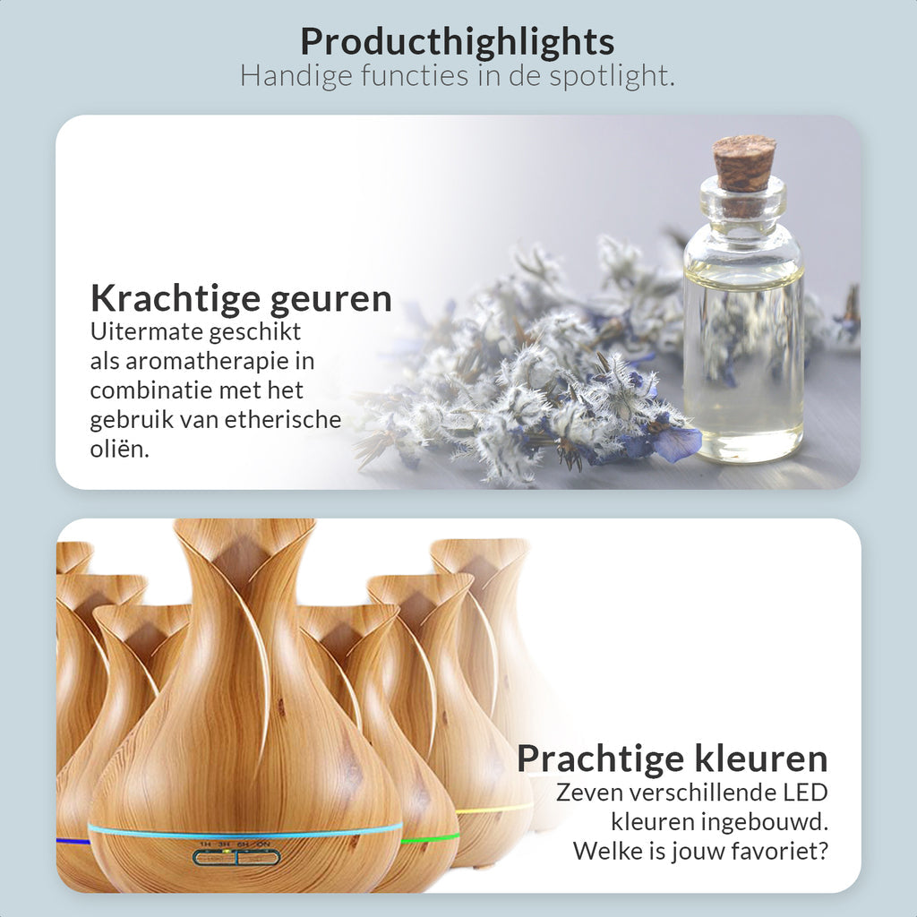 ZEN400 aroma diffuser with essential oils