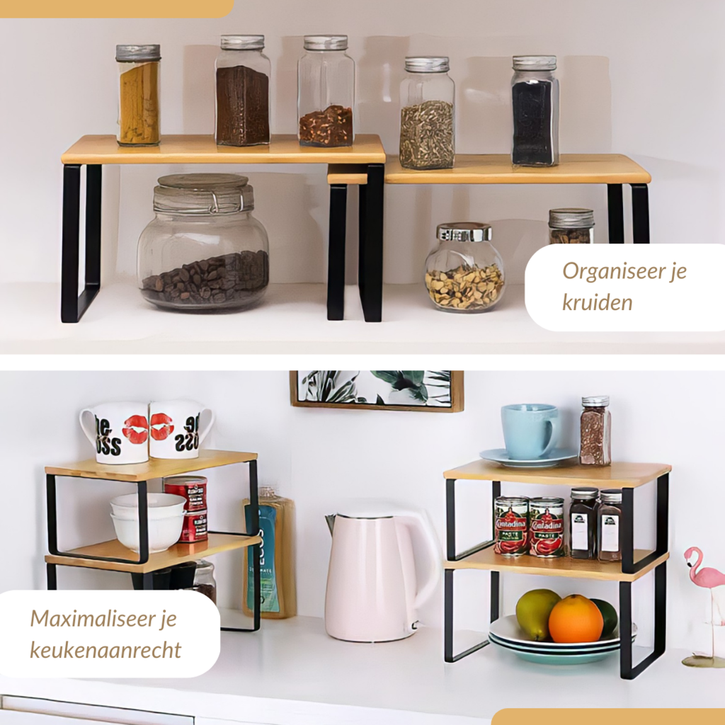 Kitchen organizer set of 2