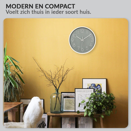 Minimalist wall clock Ø30cm