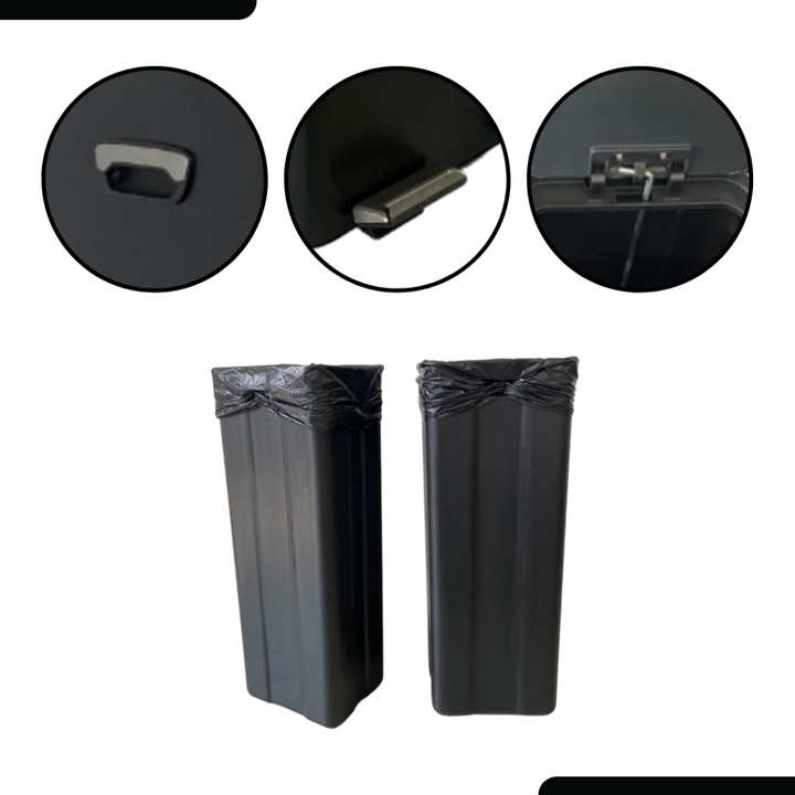 Odpadkový koš Separace odpadu 60 litrů - Odpadkový koš - Odpadkový koš - Odpadkový kbelík - Obsahuje 2 x 15 pytlů na odpadky