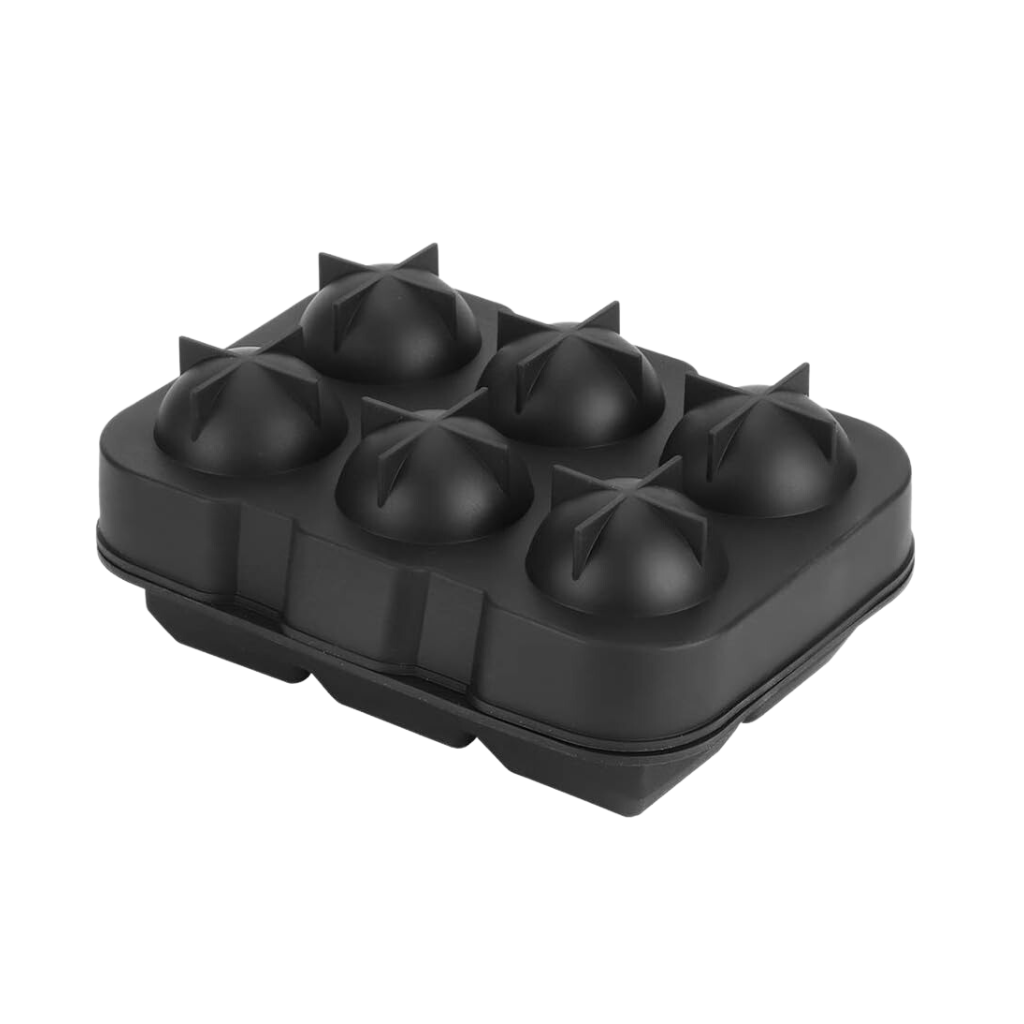 Set of 2 round & square 2x3 ice cube trays