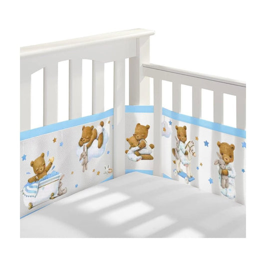 Baby bed bumper, set of 2