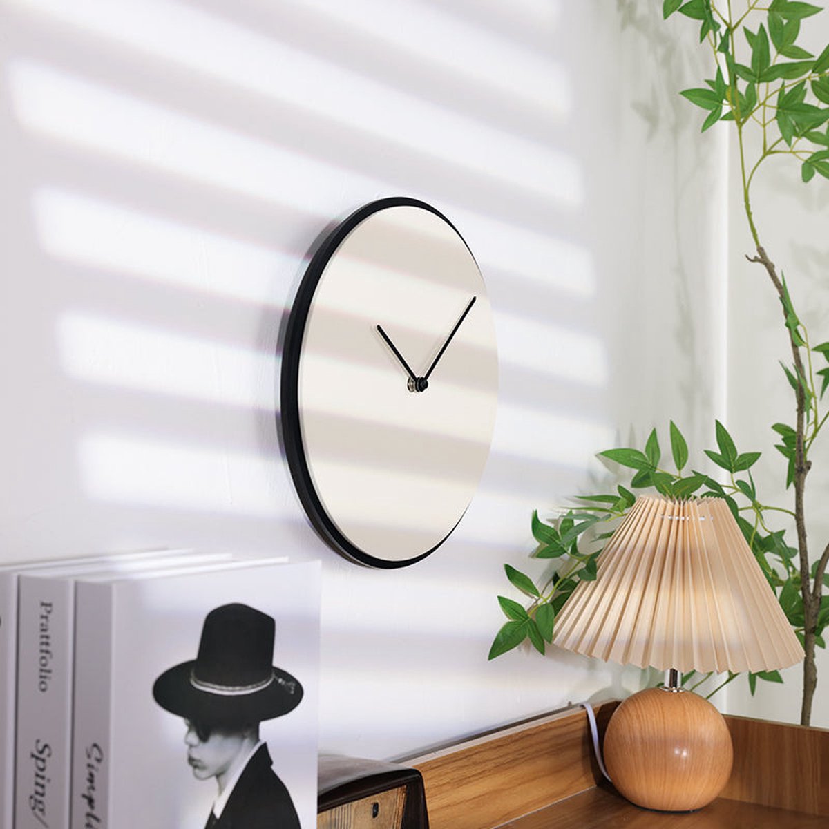 Wall clock Cairo minimalist Nordic style Ø 30 cm