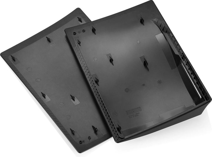 Playstation 5-Frontplatten-Set – inklusive 2 Silikon-Controller-Hüllen – Schwarz – Disc Edition