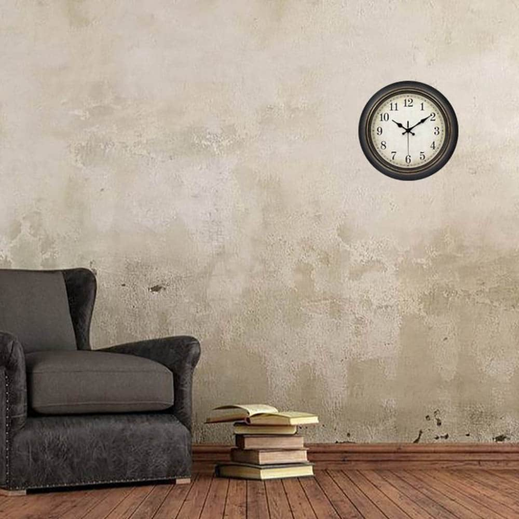 Horloge Murale Silencieuse Classique - 35 cm