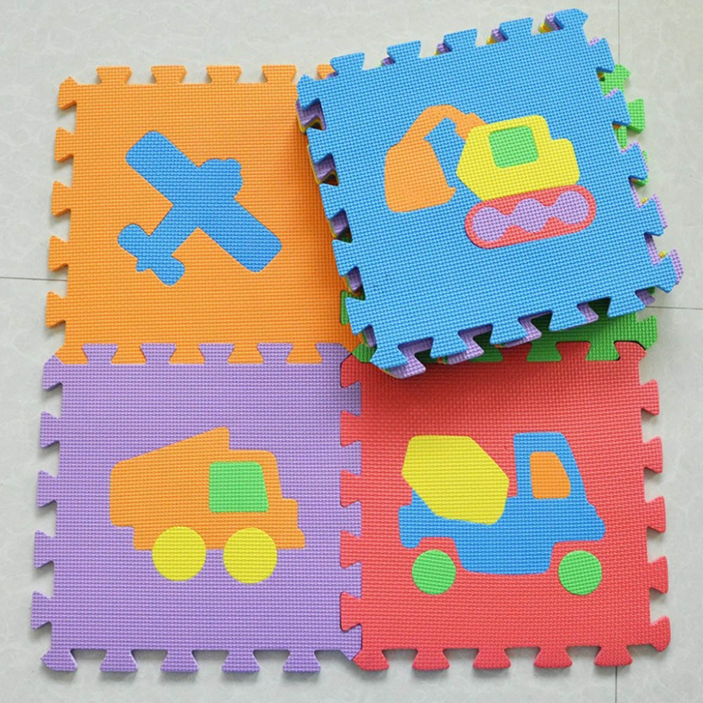 Puzzelmat Voertuigen - Speelkleed voor Kinderen