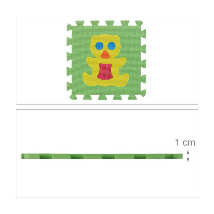 Puzzlematte für Kinder - Tierbilder - 27x27cm