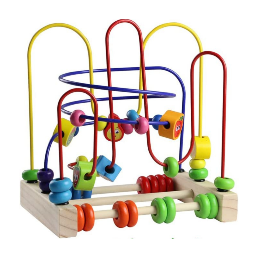 Træ Abacus - Pædagogisk legetøjsberegningsstativ
