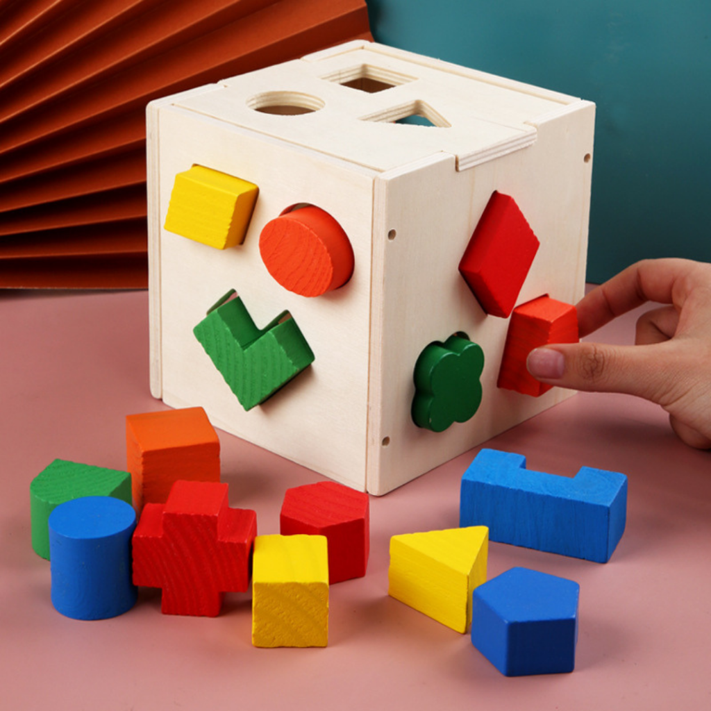 Boîte de blocs de 16 pièces