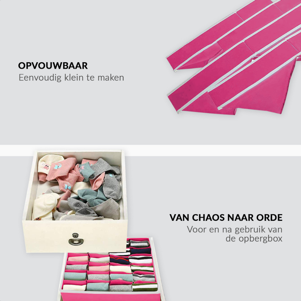 Foldable storage box set of 4