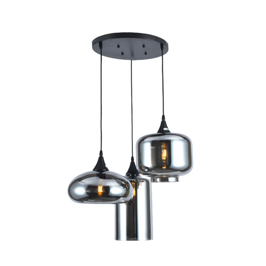 Pendant lamp Vela with 3 lights