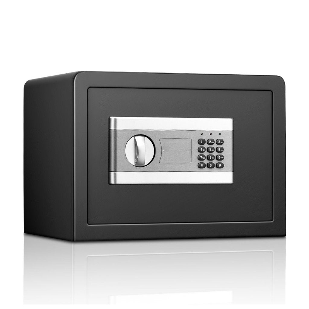 Fireproof safe with digital lock and key