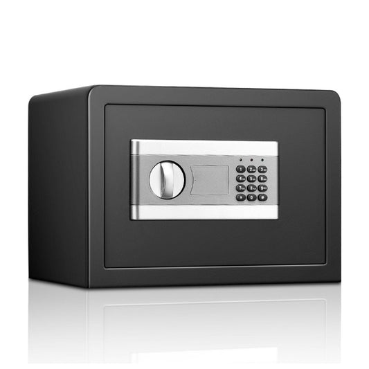 Fireproof safe with digital lock and key