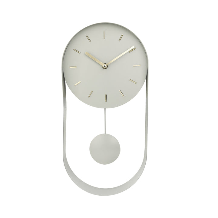 Wandklok Sofia Minimalistische Pendel Nordic Design  20 cm - Groen