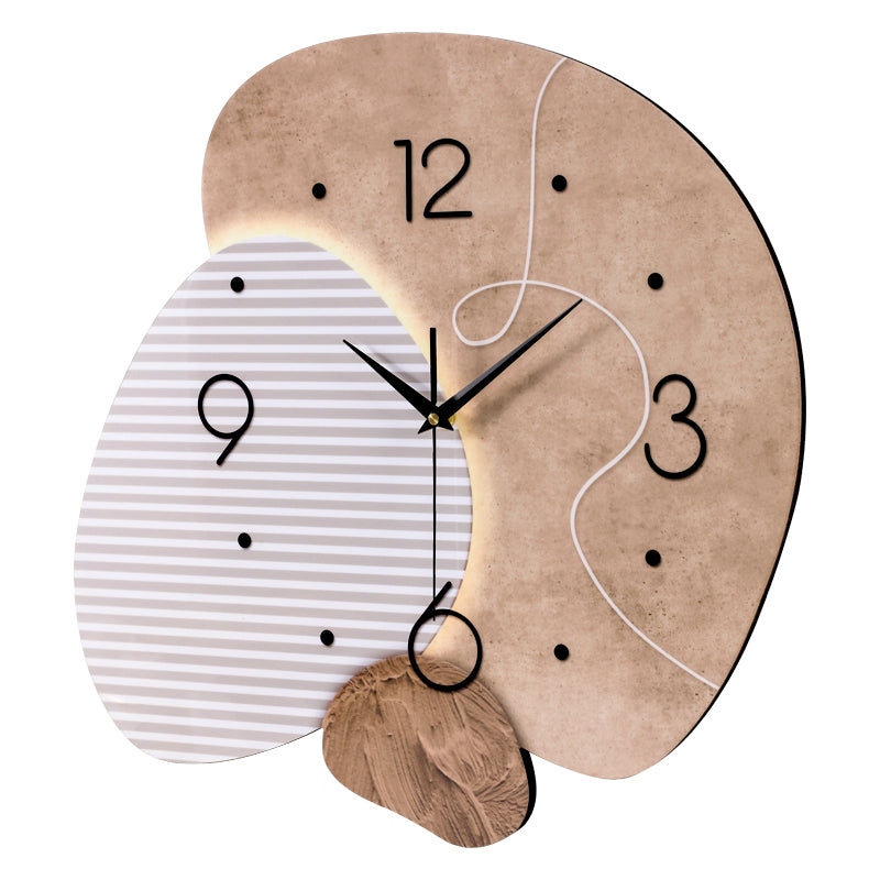 Reloj de pared Madrid estilo Japandi lujo Ø 50 cm