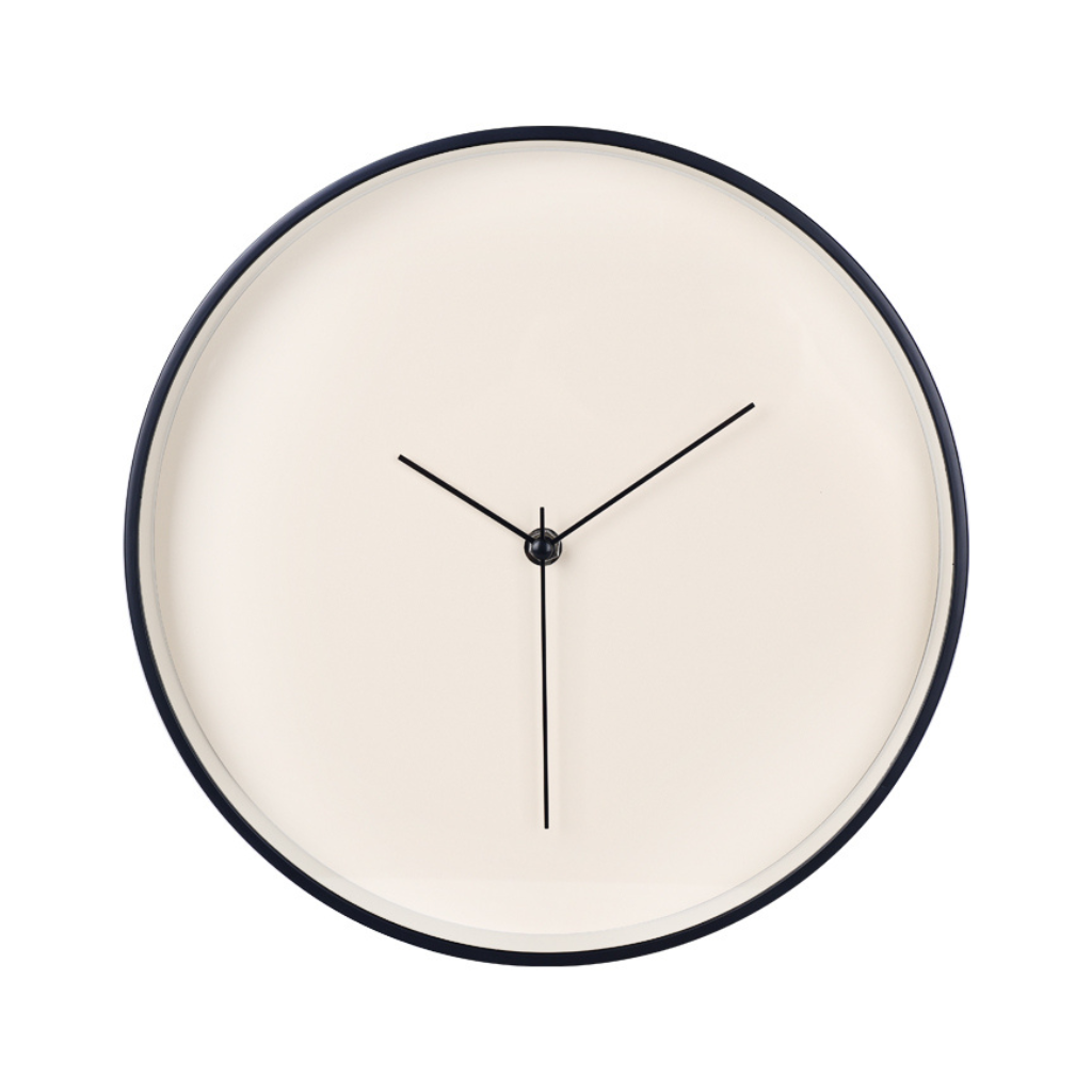 Wandklok London Minimalistisch Nordic Design 30 cm - Beige