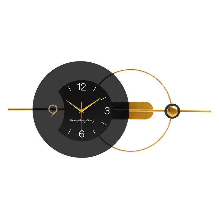 Reloj de pared Dublin Luxury Diseño Exclusivo 40 cm - Negro/Oro