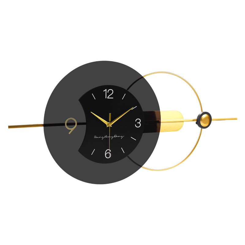 Reloj de pared Dublin Luxury Diseño Exclusivo 40 cm - Negro/Oro