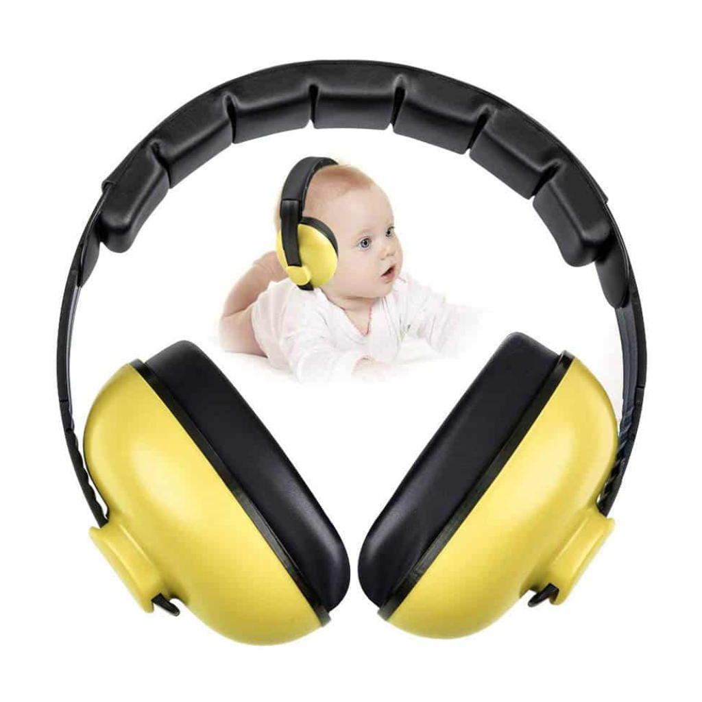 Gehörschutz für Babys und Kleinkinder – 0–3 Jahre (Gelb)