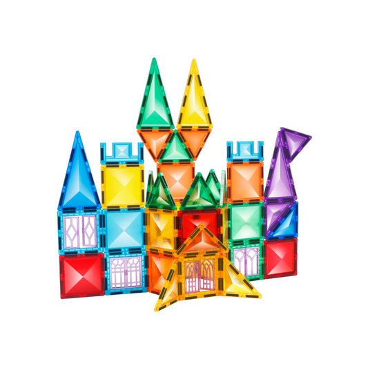 Set of 50 magnetic building tiles