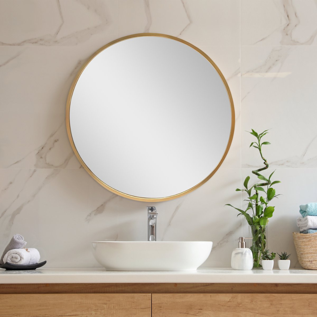 Nordic round wall mirror Ø80cm