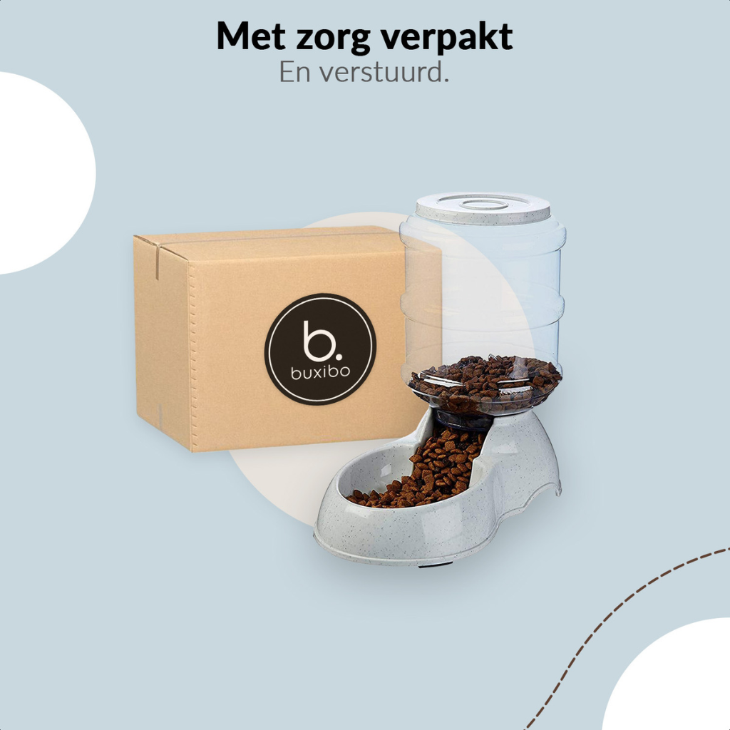 Automatic pet feeder 3.5L transparent